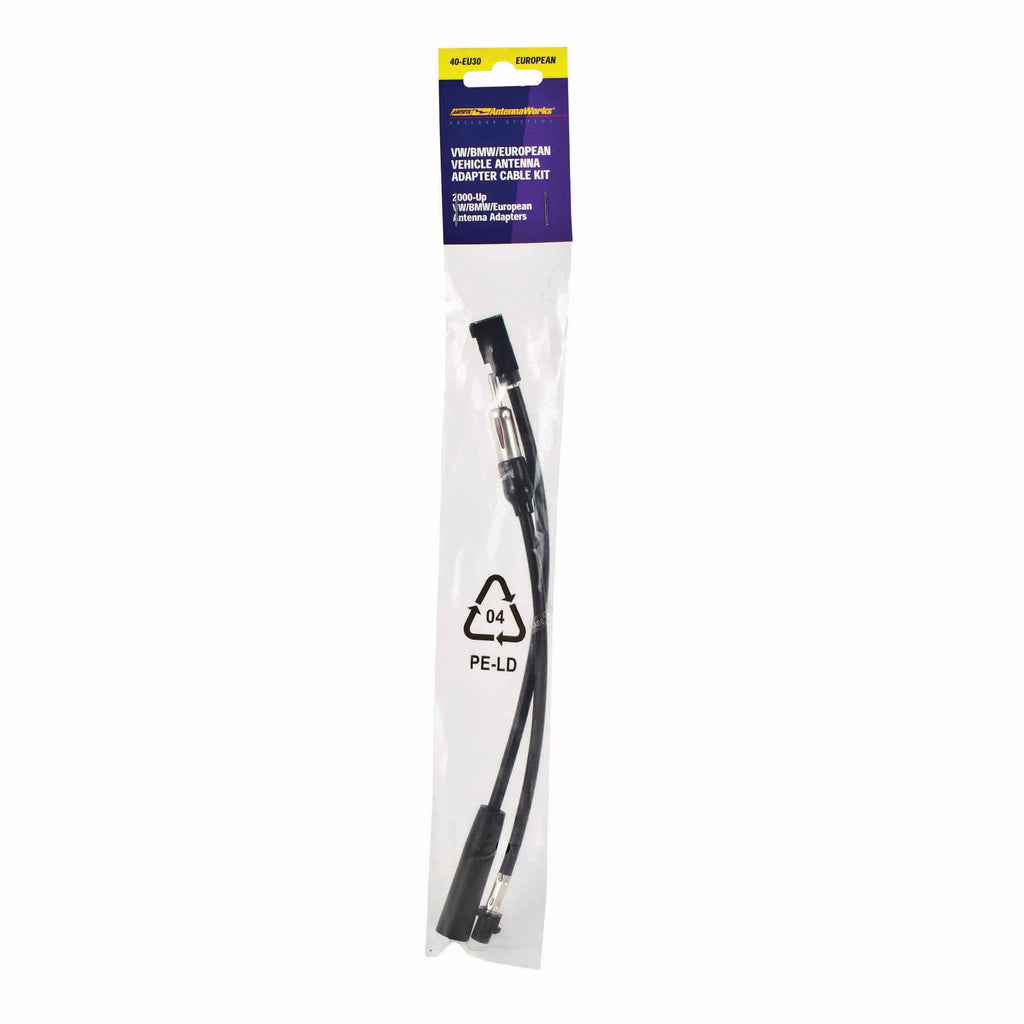 Metra 40-EU30 Antenna Adapter Cable Kit - Compatible Fits for Mercedes-Benz, BMW, Ford 2000-Up