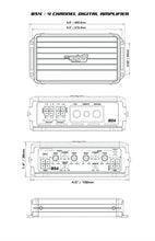 Charger l'image dans la galerie, Cerwin Vega B54 Stealth Bomber 4-Channel Class-D Full Range Amplifier