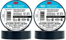 Charger l'image dans la galerie, 2 3M 1700 /165 Temflex Vinyl Electrical Tape 3/4" X 60'