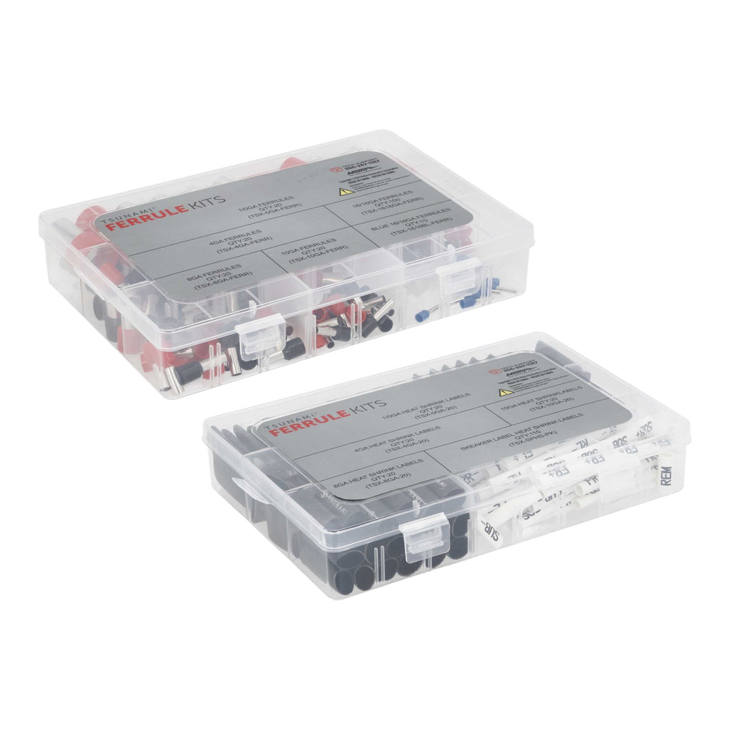 Tsunami TSX-CLEAN-KT Clean Wire Installation Heat Shrink Label and Ferrule Kit
