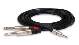 Hosa HMP-003Y, REAN 3.5mm TRS to Dual 1/4