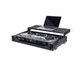 Headliner HL10021, Flight Case with Laptop Platform and Wheels for Pioneer DJ DDJ-REV7 - Pitch Black