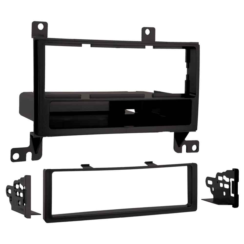 Metra 99-7325B Single-DIN Car Stereo Black Dash Kit - Compatible Fits for Hyundai Santa Fe 2007-2012