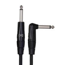 Charger l&#39;image dans la galerie, Hosa HGTR-015R, Straight to Right Angle Pro Guitar Cable - 15 Feet