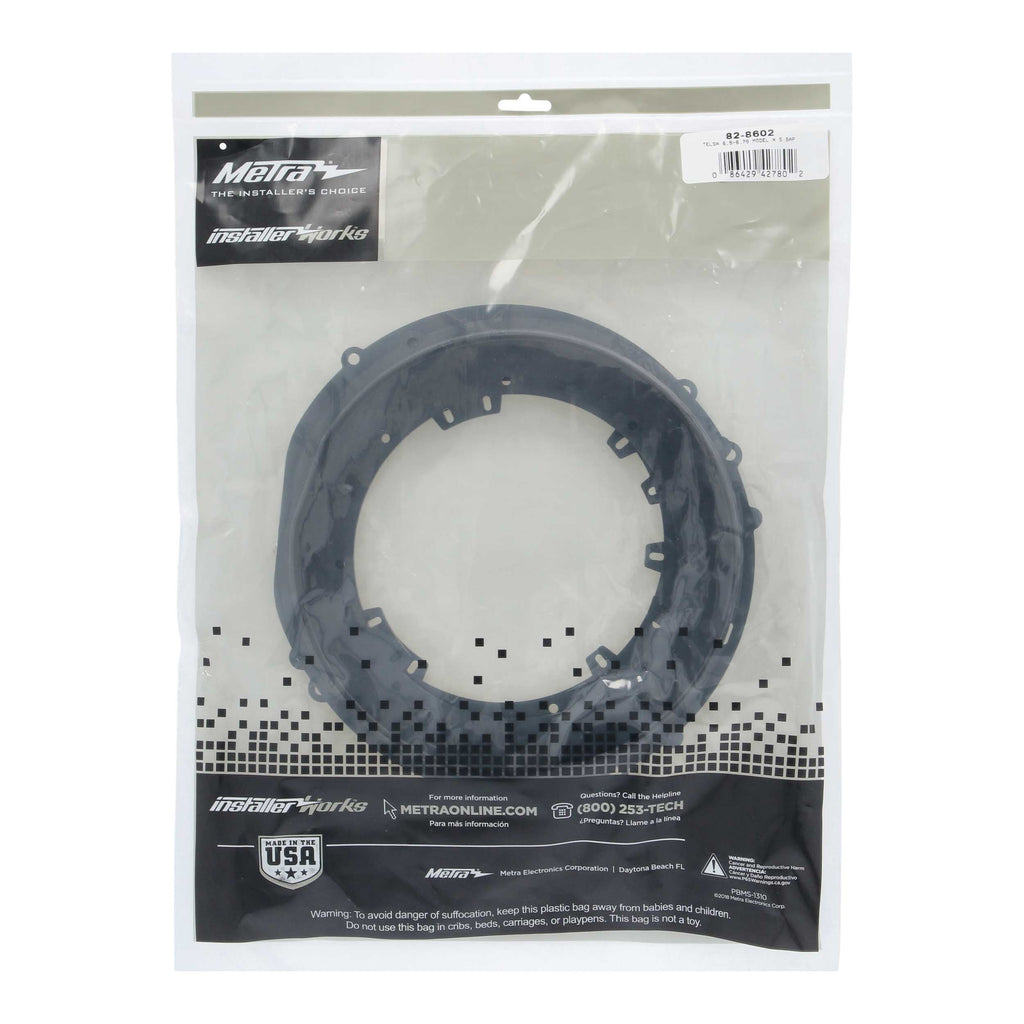 Metra 82-8602 Speaker Adapter Plate - Compatible Fits for Tesla Model X and Model S