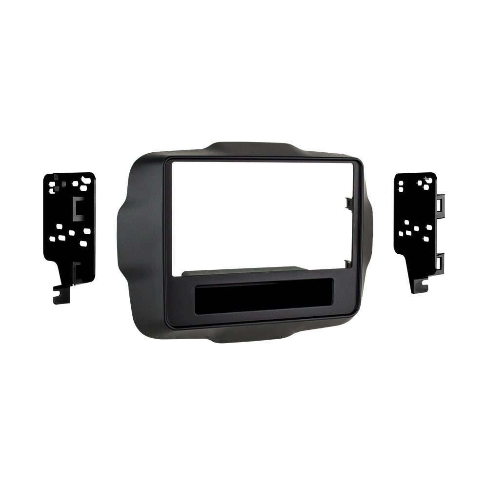 Metra 95-6532B Double DIN Dash Kit - Compatible Fits for Jeep Renegade 2015-2020