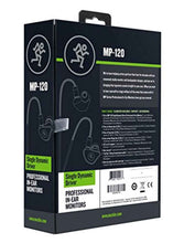 Load image into Gallery viewer, Mackie MP-120, Single Dynamic Driver Professional In-Ear Monitors