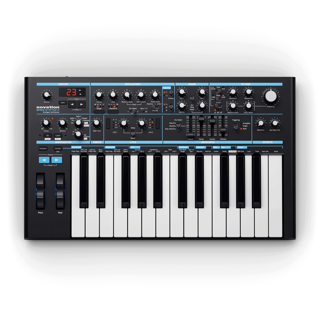 Novation BASS-STATION-II Classic Analogue Bass Synth