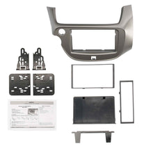 Charger l'image dans la galerie, Metra 99-7877S Single-DIN Car Stereo Silver Dash Kit - Compatible Fits for Honda Fit 2009-2013
