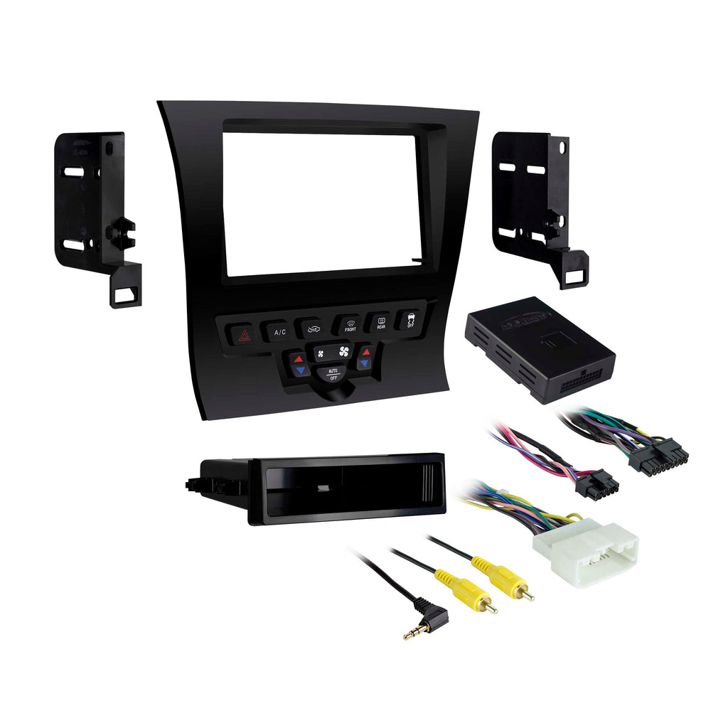 Metra 99-6525B Single/Double DIN Dash Kit - Compatible Fits for Chrysler 300 2011-2014