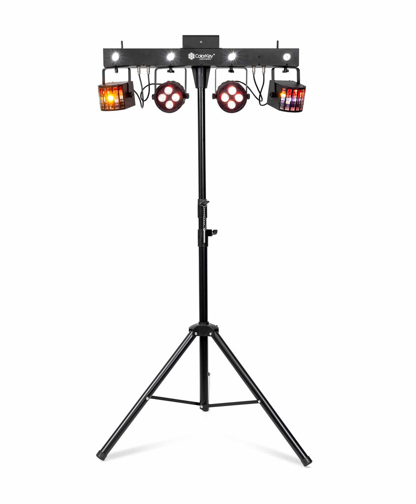 Colorkey CKU-3070, Battery-Powered Lighting Bundle with Stand and Carrying Case