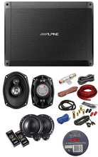 Load image into Gallery viewer, Alpine 4-Ch 600W Amplifier &amp; 6.5" Component &amp; 6x9" Coax Speakers &amp; 4G Amp Kit &amp; Tape