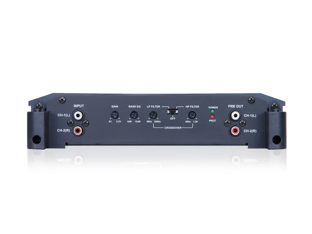 Alpine BBX-T600 600W 2-ohm 2 Ch Amplifier & 2 DSW2500 12" Subwoofer