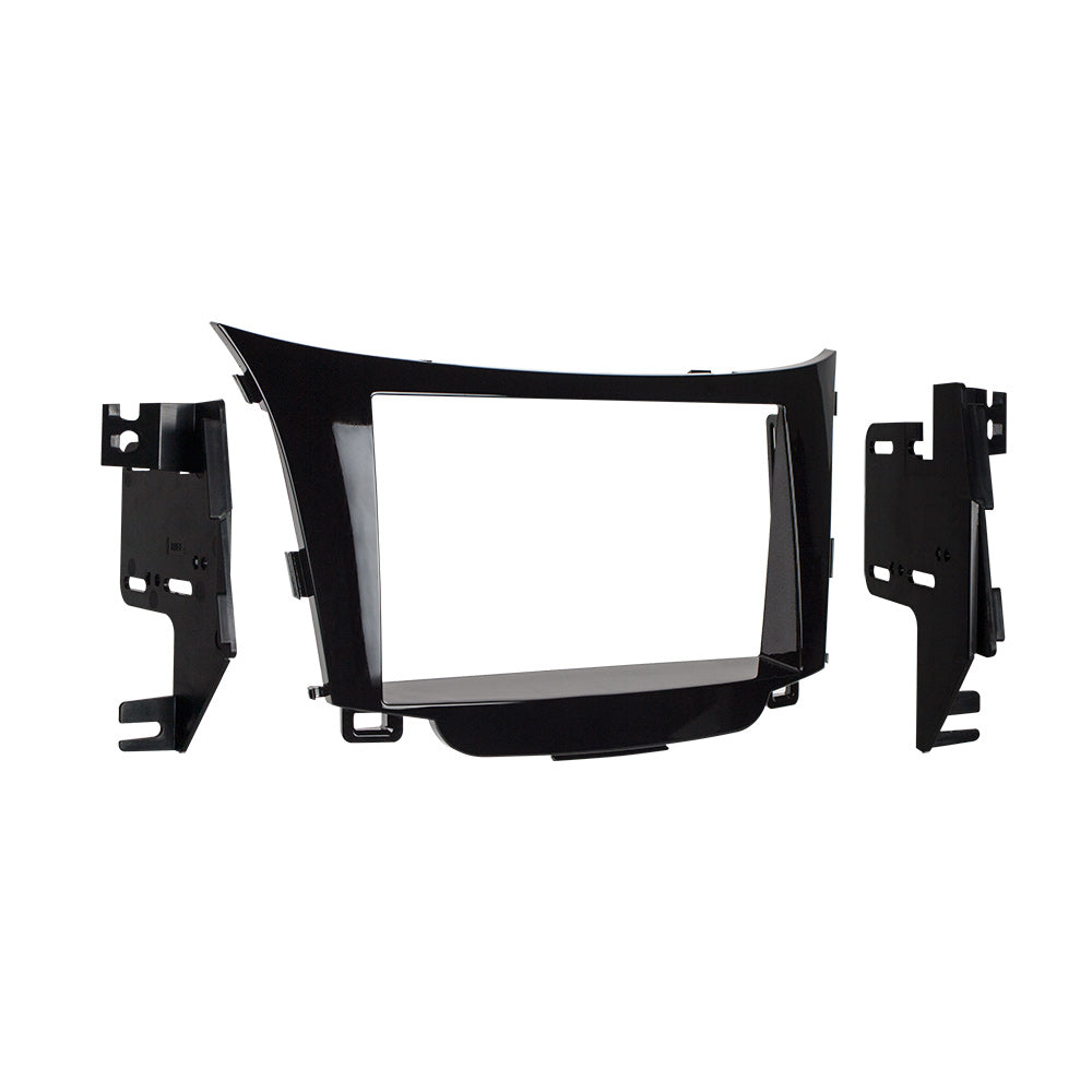 Metra 95-7357HG Double DIN Dash Kit - Compatible Fits for Hyundai Elantra GT (without NAV) 2013-2017