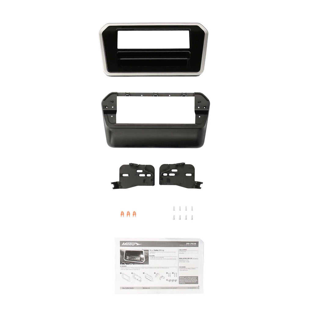 Metra 99-7638 Single-DIN Car Stereo Dash Kit - Compatible Fits for Nissan Sentra 2020-2025