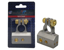 Load image into Gallery viewer, American Terminal 2/ 4 / 8 Gauge AWG Chrome Positive Car Battery Terminal