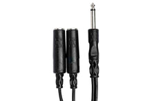 Charger l&#39;image dans la galerie, Hosa YPP-111 Y Cable 1/4&quot; Male to Two 1/4&quot; Female