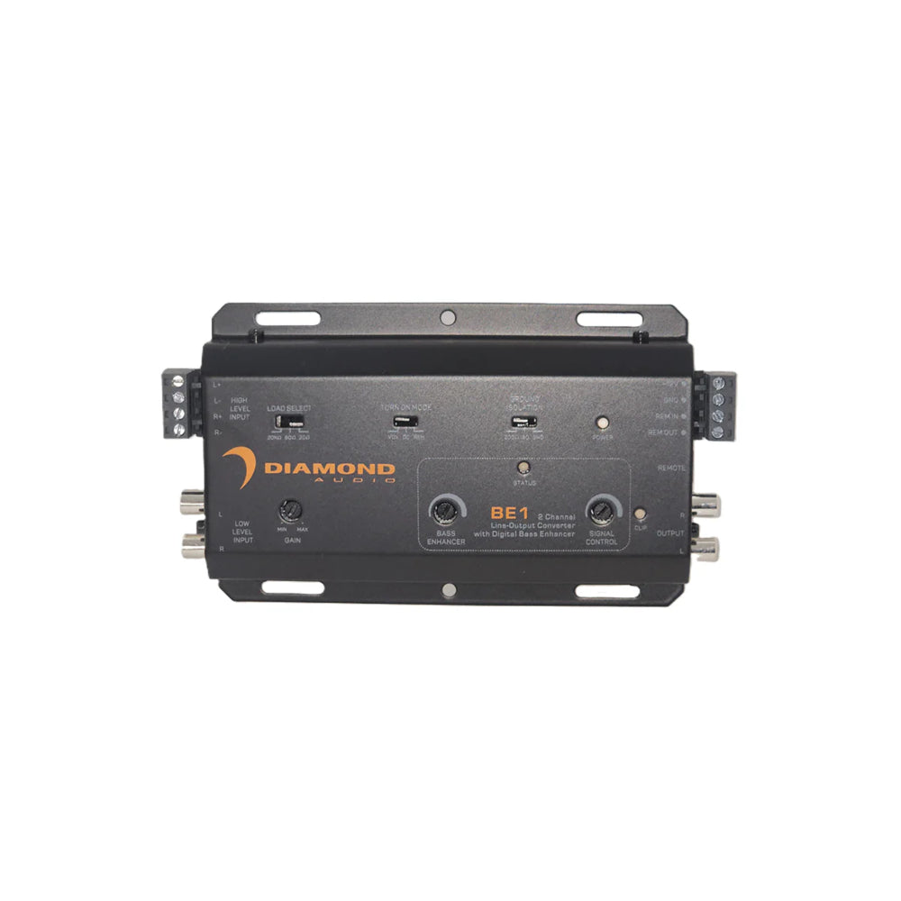 Diamond Audio BE1 LOC Series 2-Channel Line-Output Converter W/Digital Bass Enhancer