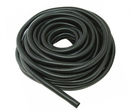 American Terminal 5 Feet Black 1" Split Wire Loom Conduit Polyethylene Tubing Black
