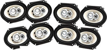 Charger l&#39;image dans la galerie, 4 Pair Absolute BLS-6803 Blast Series 6x8 Inches 3 Way Car/Marine/ATV/UTV Speakers 640 Watts