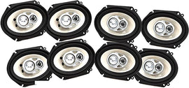 4 Pair Absolute BLS-6803 Blast Series 640W 6x8