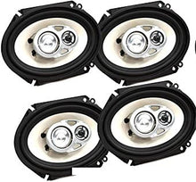 Charger l&#39;image dans la galerie, 2 Pair Absolute BLS-6803 Blast Series 6x8 Inches 3 Way Car/Marine/ATV/UTV Speakers 640 Watts