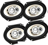 2 Pair Absolute BLS-6803 Blast Series 6x8 Inches 3 Way Car/Marine/ATV/UTV Speakers 640 Watts