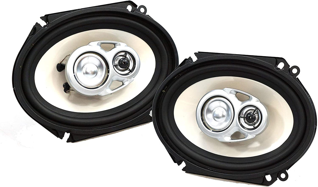 Absolute BLS6803 Blast Series 640W 6x8" 5x7" 3 Way Car/Marine/ATV/UTV Speakers