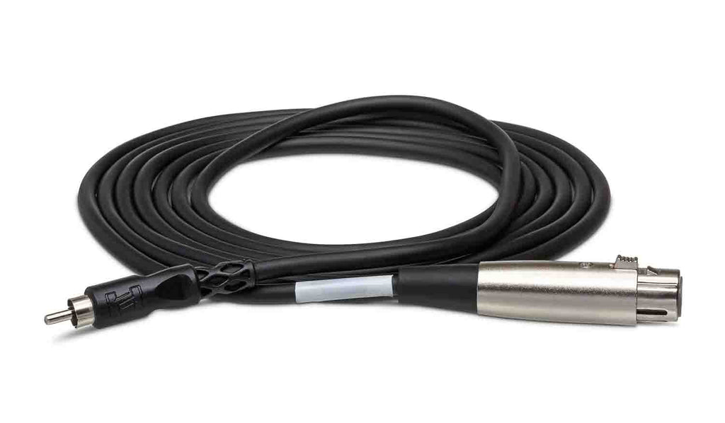 Hosa XRF-105, XLR3F to RCA Unbalanced Interconnect Cable - 5 Feet