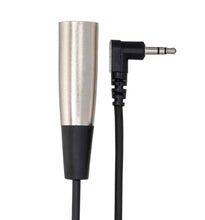 Charger l&#39;image dans la galerie, Hosa XVM-115M, XLR Male to Right Angle 3.5mm TRS Male Microphone Cable - 15 Feet