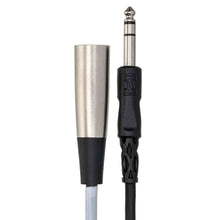 Charger l&#39;image dans la galerie, Hosa STX-115M, 1/4&quot; TRS to XLR3M Balanced Interconnect Cable - 15 Feet