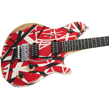 Charger l'image dans la galerie, EVH 5107500315 Wolfgang Special Striped Series (Red Black and White Aged)