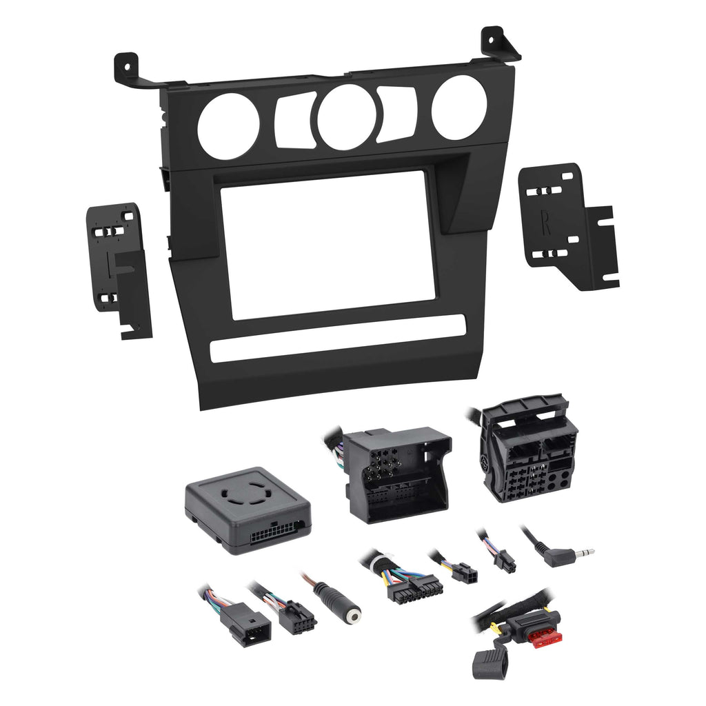 Metra 95-9328B Double-DIN Car Stereo Dash Kit - Compatible Fits for BMW 5 SERIES 2004-2007 (without factory NAV)