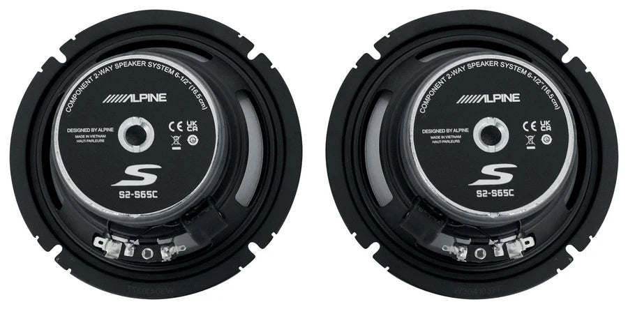 Alpine S2-S65C 6-1/2" Component 2-Way Speaker System