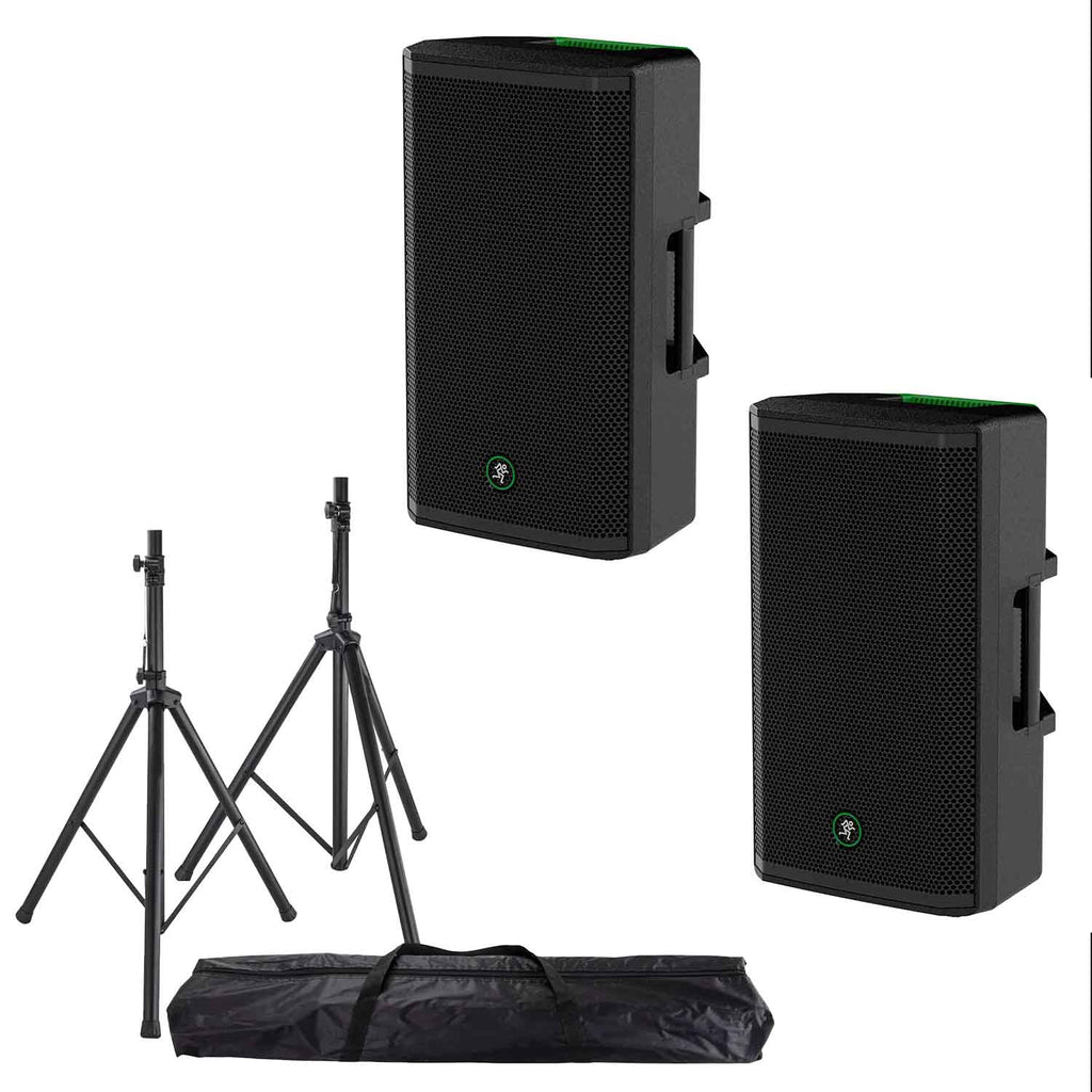 Mackie Thrash 212 Speaker Package with Stands