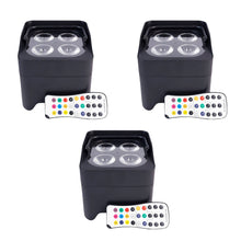 Charger l&#39;image dans la galerie, ColorKey CKW-6020B, DJ Package Battery Powered MobilePar Uplight Mini Hex 4 (3 Pack)