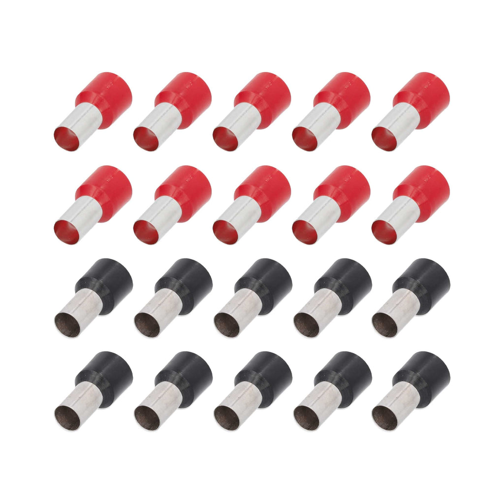 Tsunami TSX-4GA-FERR 20-Piece Red and Black 4GA Ferrules - Refill Pack
