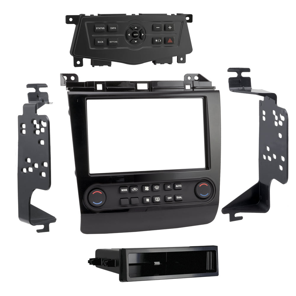 Metra 99-7633 Radio Install Kits - Compatible Fits for Nissan Maxima 09-14 (w/Tech Package, w/o NAV) / 2009 (w/NAV)