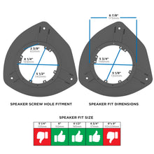 Charger l'image dans la galerie, Metra 82-3021 Speaker Adapters 6-6.75 Inch - Front Door Compatible Fits for GM 2002-2009