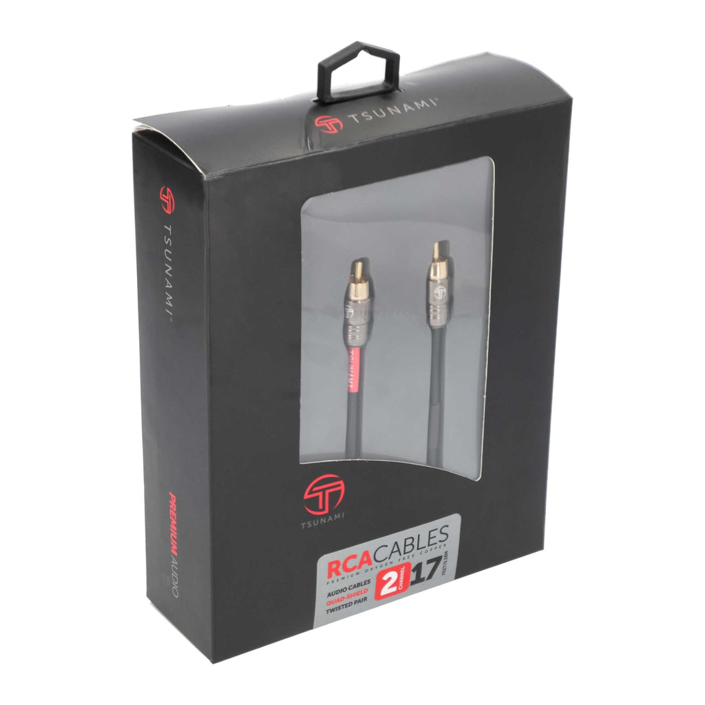 Tsunami TSX-RCA17 2 Channel 17 Ft RCA Cable