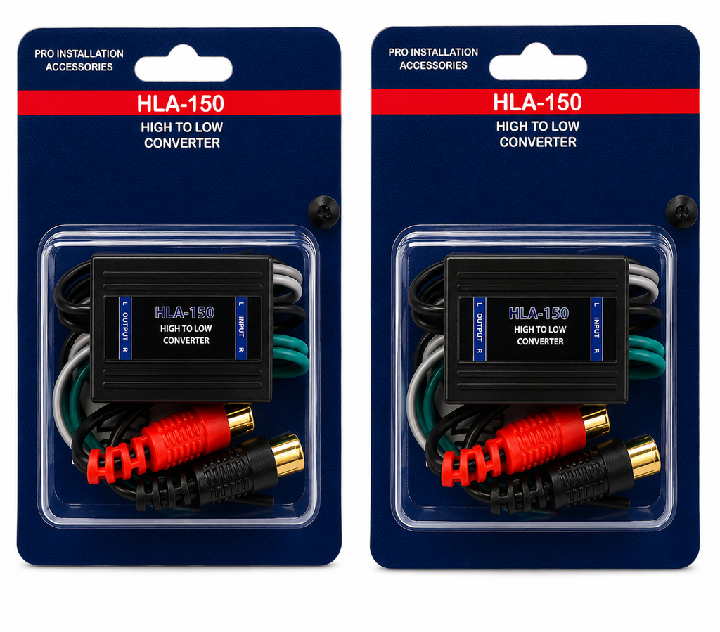 2 Absolute HLA-150 2-Channel High-to-Low Line Output Converter RCA Outputs
