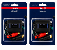 Load image into Gallery viewer, 2 Absolute HLA-150 2-Channel High-to-Low Line Output Converter RCA Outputs