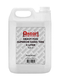 Antari FLH4 Heavy-Density & Long Hang Time Fog Fluid 1 Gallons, Clear