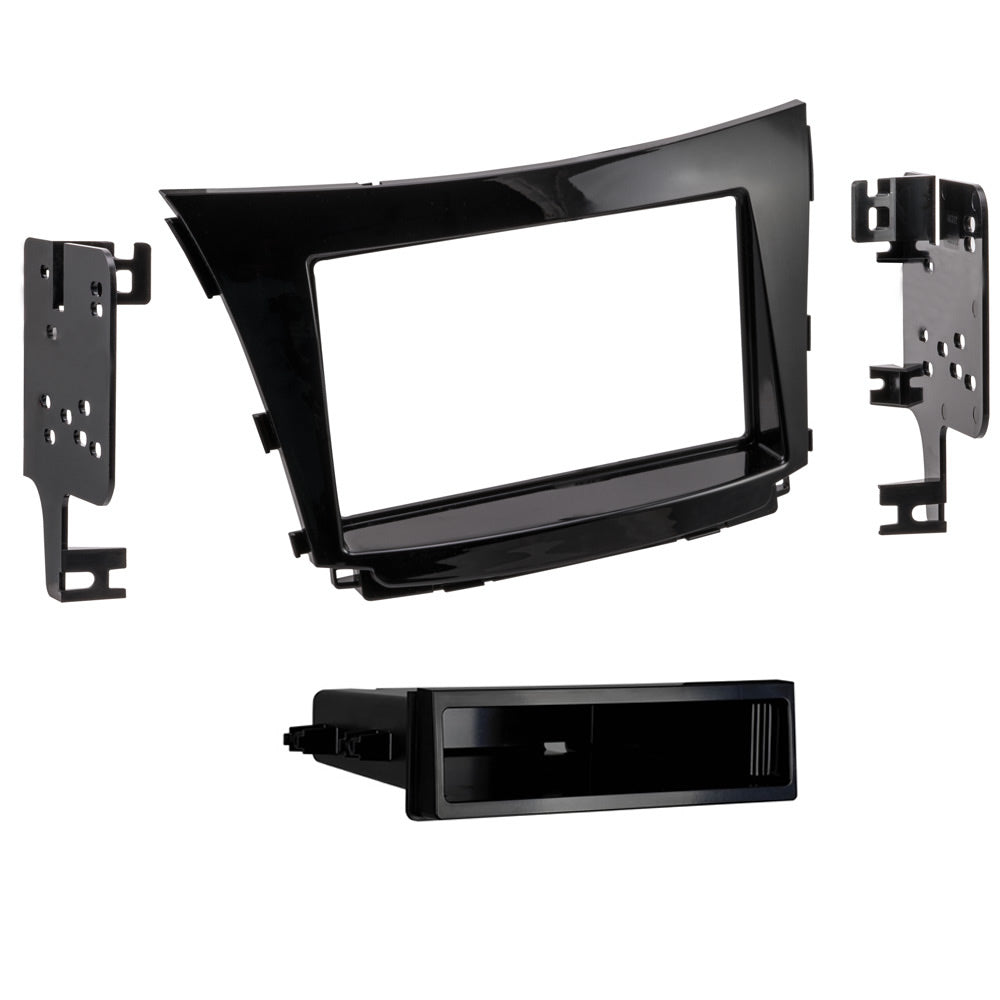 Metra 99-7380HG Single DIN and Double DIN Stereo Dash Kit - Compatible Fits for Hyundai Elantra GT (with factory navigation) 2016-2017