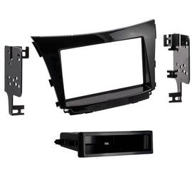 Metra 99-7380HG Single DIN and Double DIN Stereo Dash Kit - Compatible Fits for Hyundai Elantra GT (with factory navigation) 2016-2017