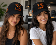 Load image into Gallery viewer, 2 MR DJ Adjustable Black Baseball Cap  100% Cotton Unstructured Low Profile Hat
