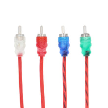 Charger l'image dans la galerie, Raptor R3R174 RCA 4-Channel Audio Cable - Vice Series 17 Feet