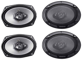 4 Kenwood KFC-6966S 1600 Watt 6x9