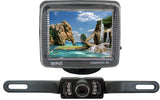 Absolute CAMPACK36 3.5 Inches Slim TFT LCD Universal Mount Monitor with License Plate Mount Rearview Night Vision Backup Camera