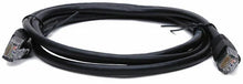 Load image into Gallery viewer, 6 Cat6a Ethernet Network Patch Cable RJ45 23AWG 600Mh Solid Copper Wire 3' Black